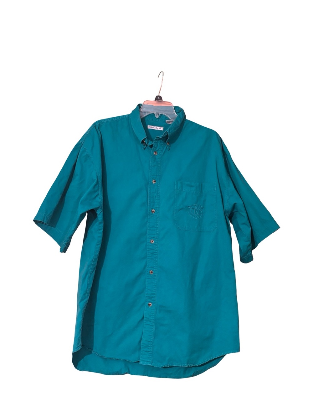 Vintage Bugle Boy Embroidered Shirt 90s Casual XL
